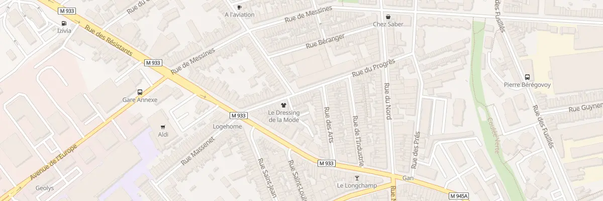 Plan du 39 Rue du Progres à Armentières