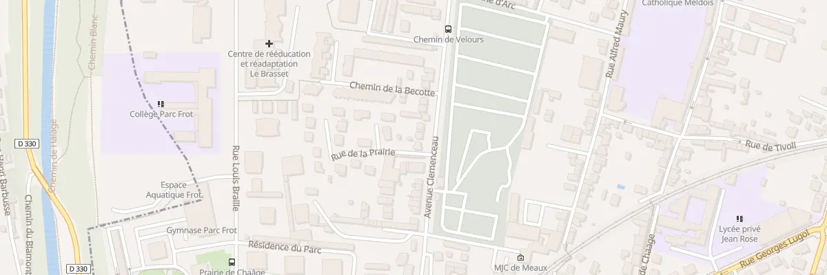 Plan du 27 Av Clémenceau à Meaux