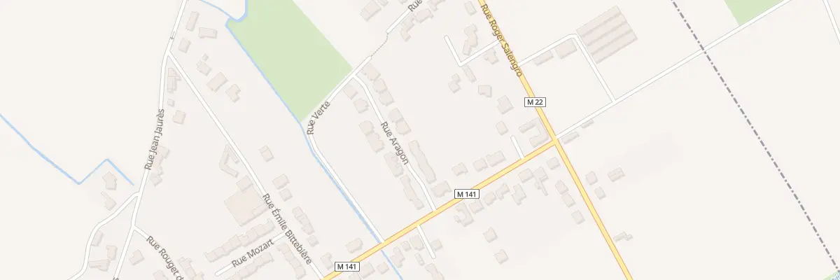 Plan du 10 Rue Aragon à Hantay