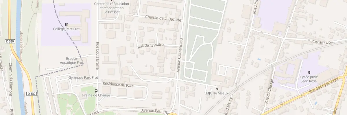 Plan du 21B Av Clémenceau à Meaux