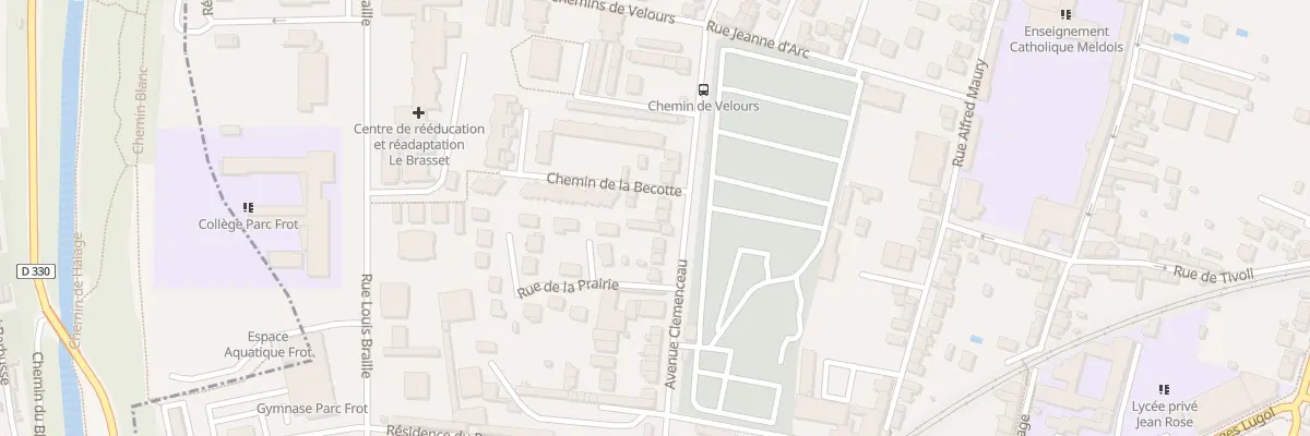 Plan du 33 Av Clémenceau à Meaux