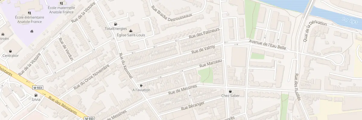 Plan du 41 Rue de Valmy à Armentières