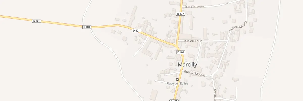 Plan du 9 Rue du Pont à Marcilly