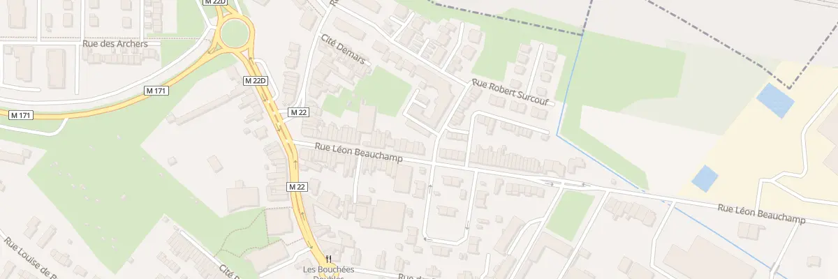 Plan du 228 Rue Léon Beauchamp à La Chapelle-d’Armentières