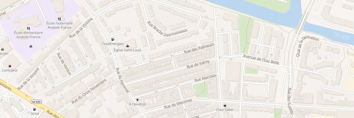 Plan du 45 Rue des Patineurs à Armentières