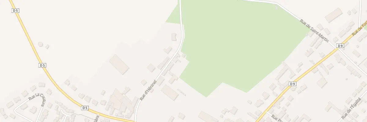 Plan du 8 Rue d’Héninel à Croisilles