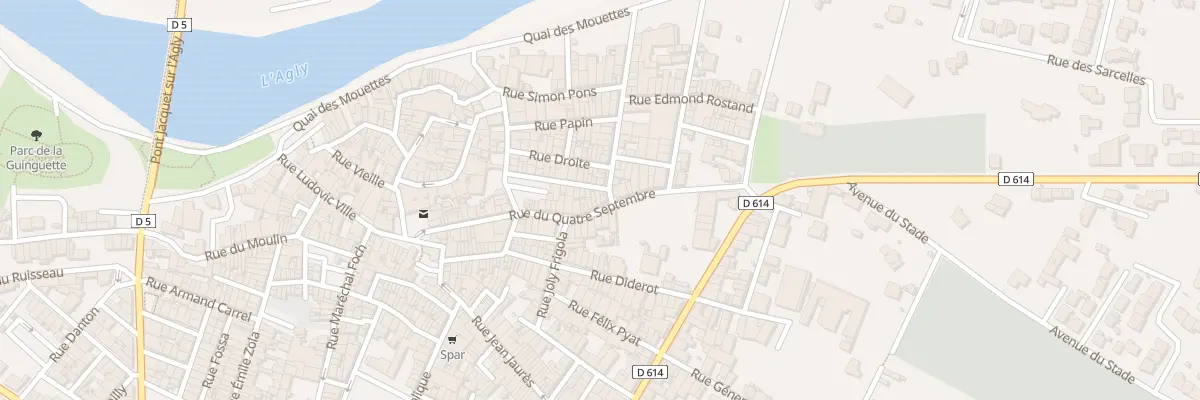 Plan du 55 Rue du Quatre Septembre à Rivesaltes
