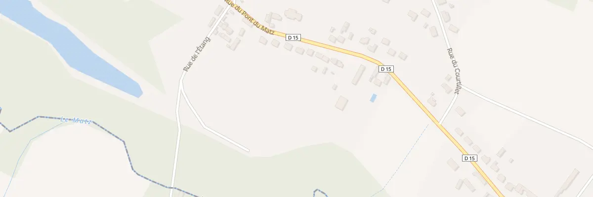 Plan du 63 Rue du Pont du Matz à Machemont