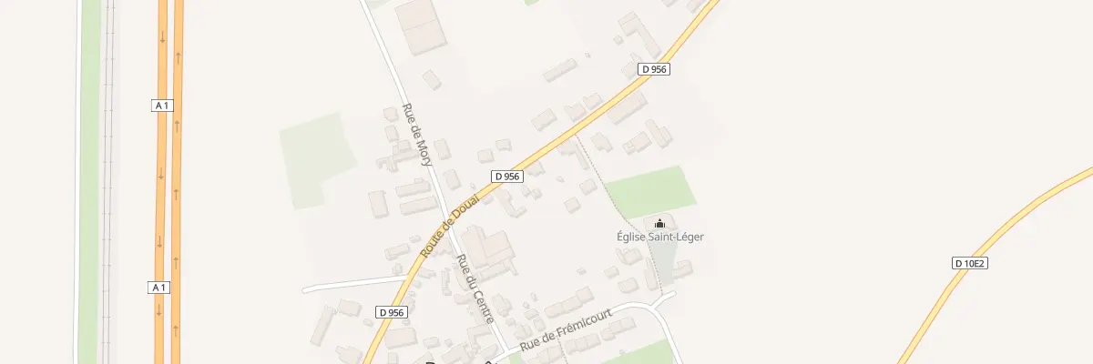 Plan du 18 Rte de Douai à Beugnâtre
