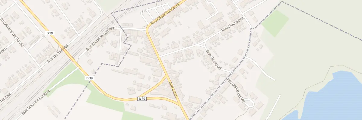 Plan du 8 Rue Hochedez à Pont-à-Vendin