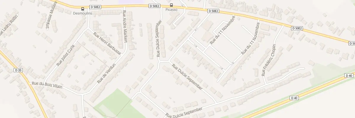 Plan du 67 Rue Dulcie September à Méricourt