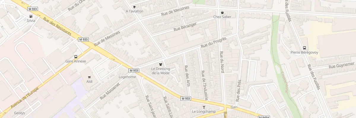Plan du 29 Rue du Progres à Armentières
