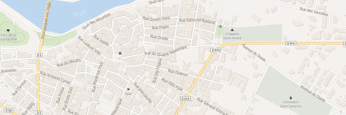 Plan du 34 Rue du Quatre Septembre à Rivesaltes