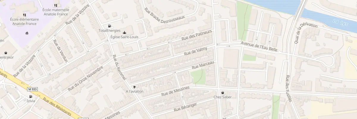 Plan du 35 Rue de Valmy à Armentières