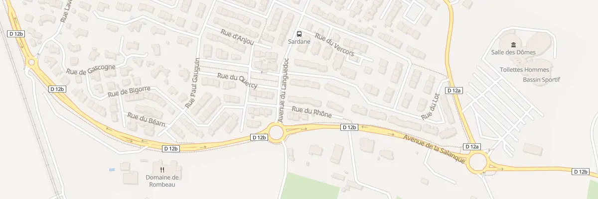 Plan du 5 Rue du Rhone à Rivesaltes