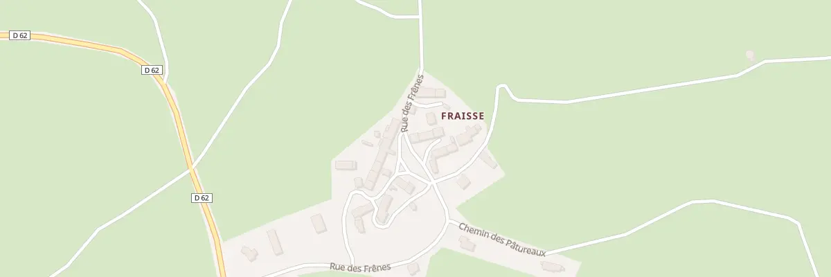 Plan du 5322 Fraisse à Chapdes-Beaufort