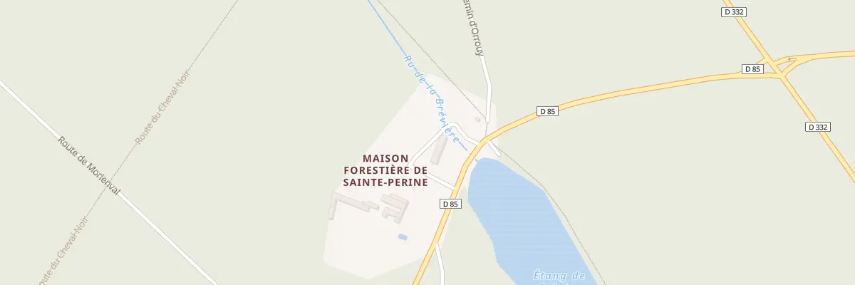 Plan du 105 Sainte Perine à Saint-Jean-aux-Bois