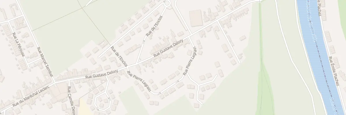 Plan du 52 Rue Gustave Delory à Vendin-le-Vieil