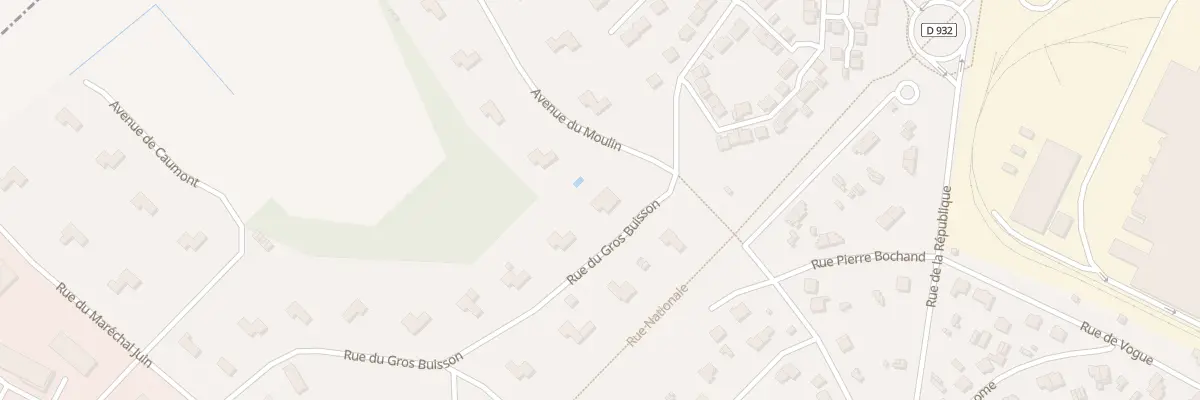 Plan du 15 Rue du Gros Buisson à Thourotte