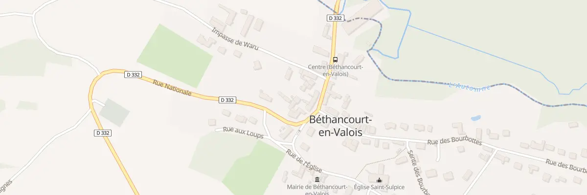 Plan du 172 Rue Nationale à Béthancourt-en-Valois