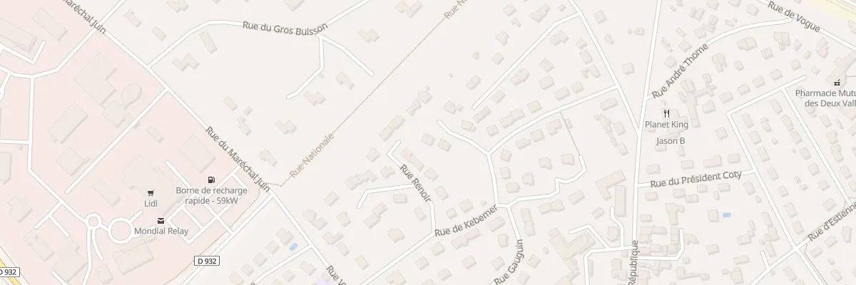 Plan du 3 Rue des Trois Muids à Thourotte
