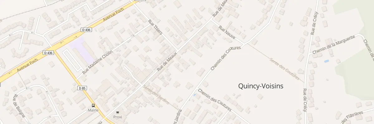 Plan du 48B Rue de Meaux à Quincy-Voisins