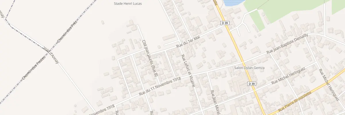 Plan du 5 Rue A Cite Jean Jaures à Annay