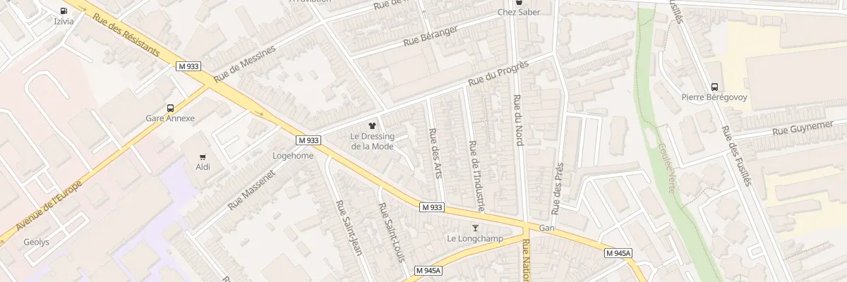 Plan du 29 Rue des Arts à Armentières
