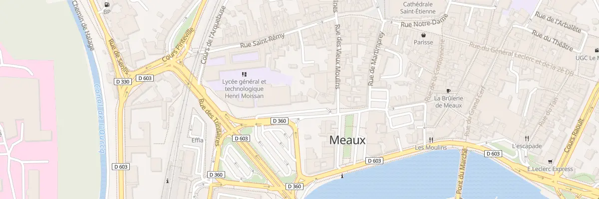 Plan du 8 Crs de Verdun à Meaux