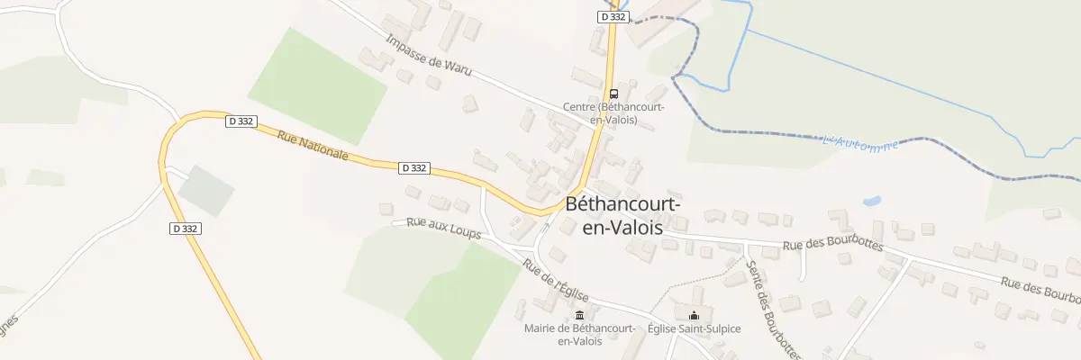 Plan du 174 Rue Nationale à Béthancourt-en-Valois
