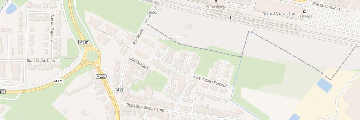 Plan du 28 Rue René Duguay Trouin à La Chapelle-d’Armentières