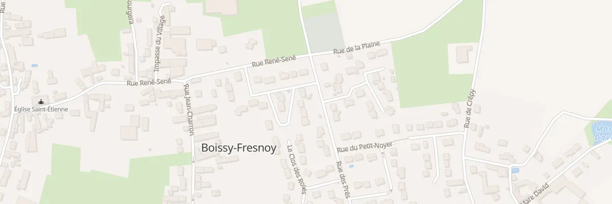 Plan du 3 Rue de la Sente à Boissy-Fresnoy