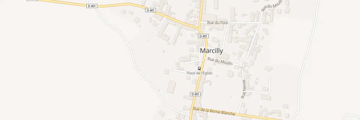 Plan du 4 Cour de la Bouteille à Marcilly