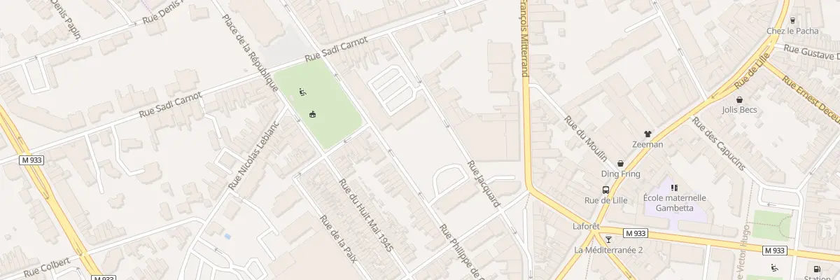 Plan du 4 Rue Philippe de Girard à Armentières