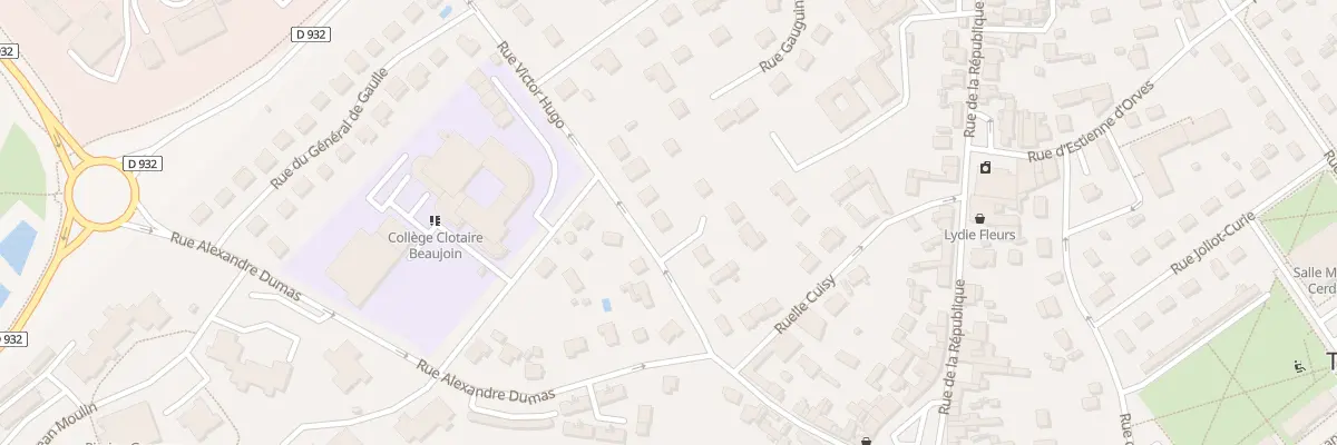 Plan du 6 Rue Victor Hugo à Thourotte