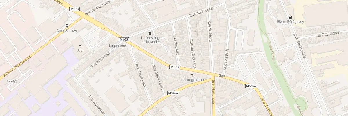 Plan du 5 Rue des Arts à Armentières
