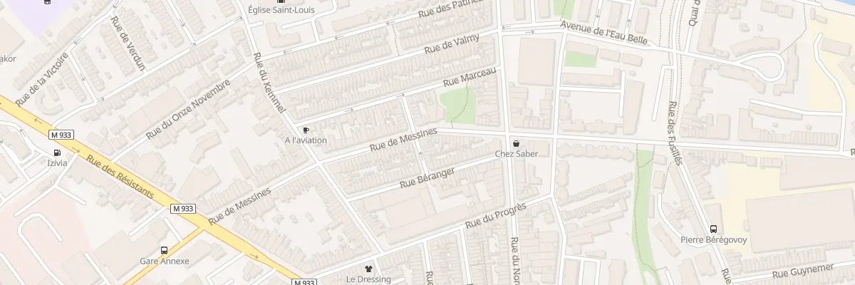 Plan du 10 Rue Kleber à Armentières
