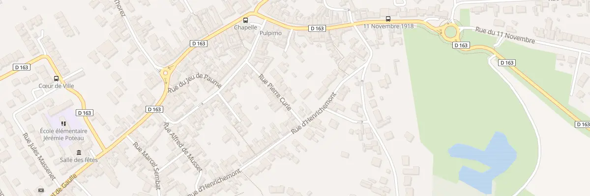 Plan du 5003F Rue Pierre Curie à Billy-Berclau