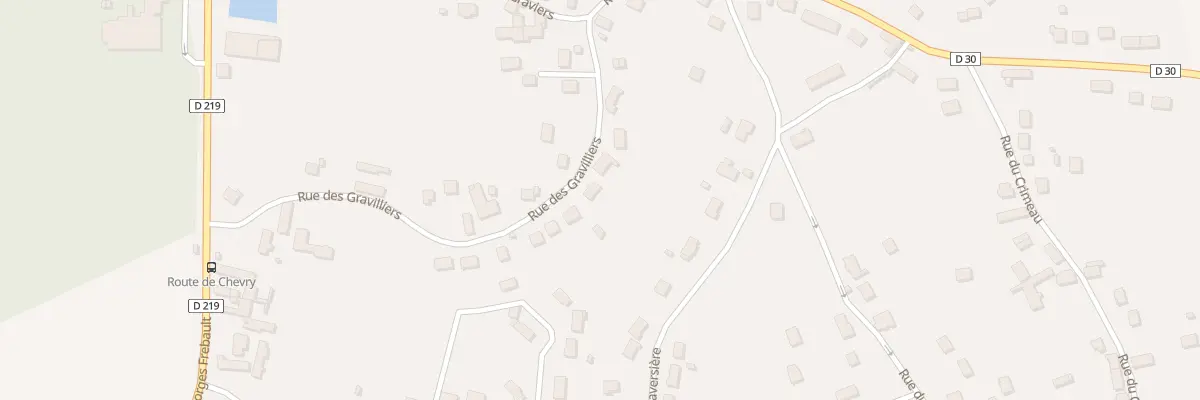 Plan du 28 Rue des Gravilliers à Égreville