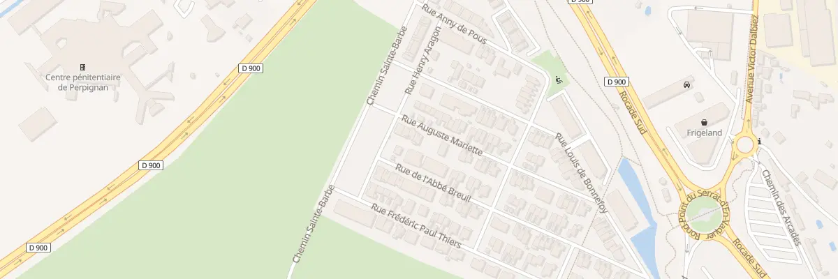 Plan du 41 Rue Auguste Mariette à Perpignan