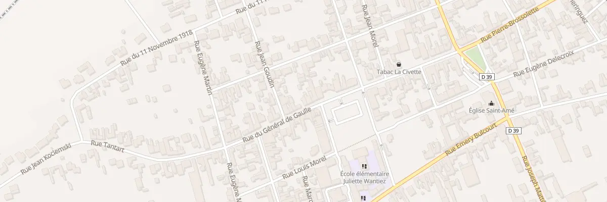 Plan du 45 Rue du Général de Gaulle à Annay