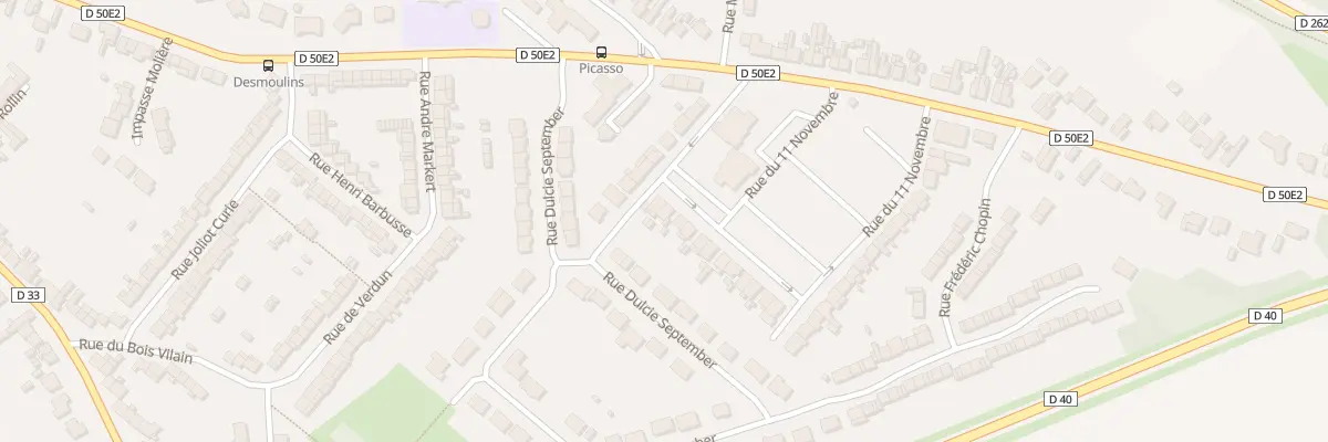 Plan du 22 Rue du 11 Novembre à Méricourt