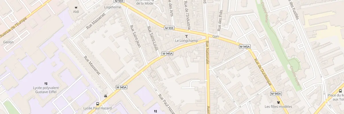 Plan du 25 Rue Jules Lebleu à Armentières