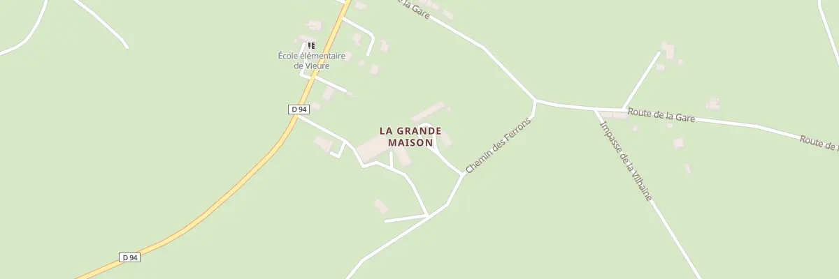 Plan du 5064 La Grande Maison à Vieure