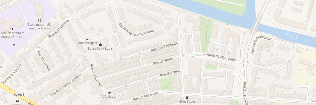 Plan du 25 Rue des Patineurs à Armentières