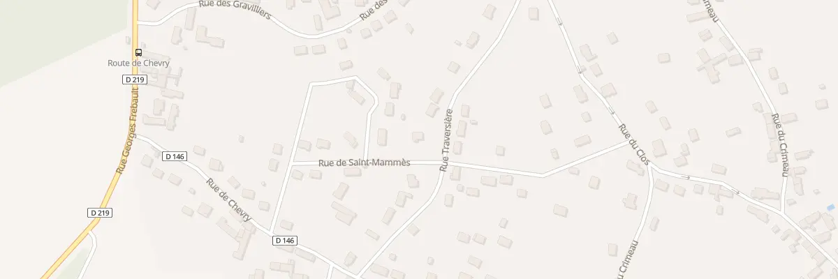 Plan du 3 Rue de Saint-Mammès à Égreville