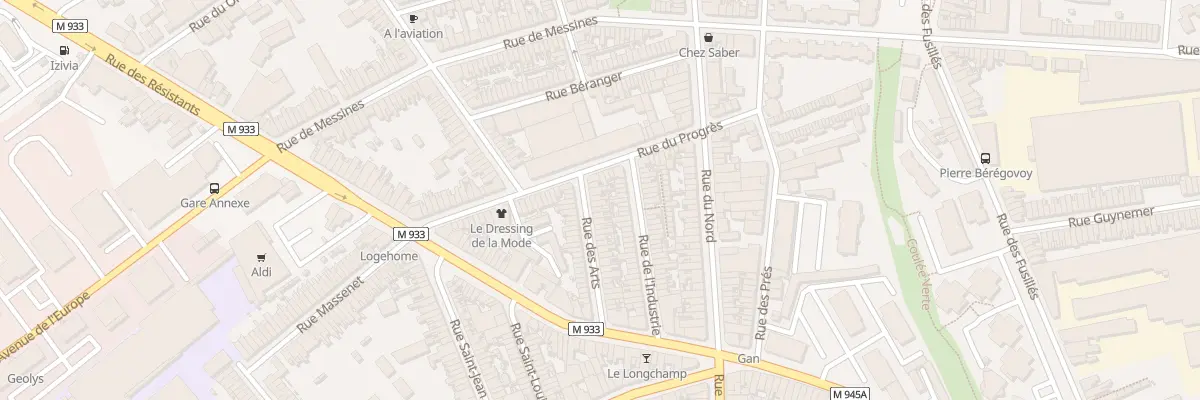 Plan du 38 Rue des Arts à Armentières