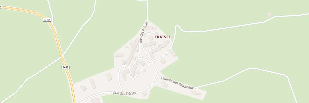 Plan du 5321 Fraisse à Chapdes-Beaufort