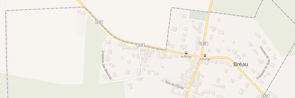Plan du 224 Rue de Bombon à Bréau