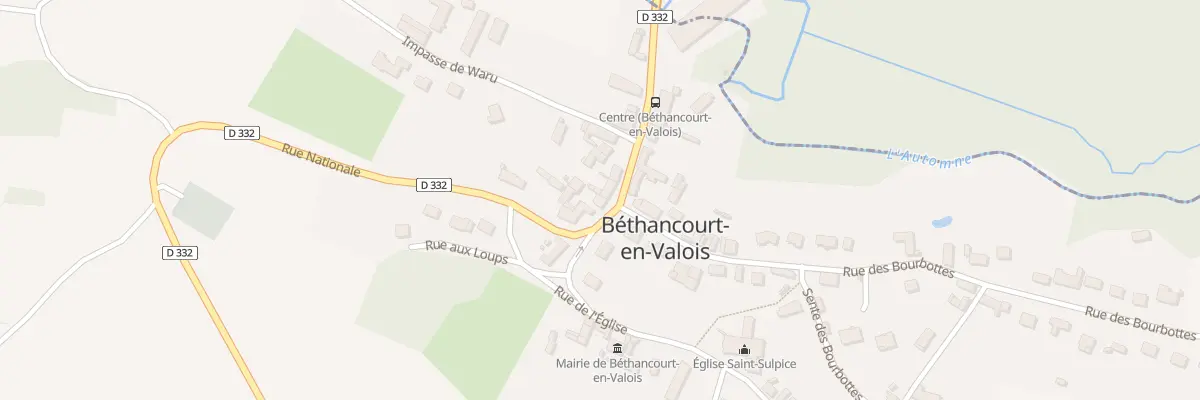 Plan du 170 Rue Nationale à Béthancourt-en-Valois